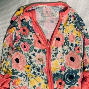 Little Sleepies Secret Garden footie